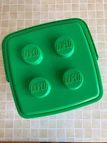 Green lego duplo storage - green,
