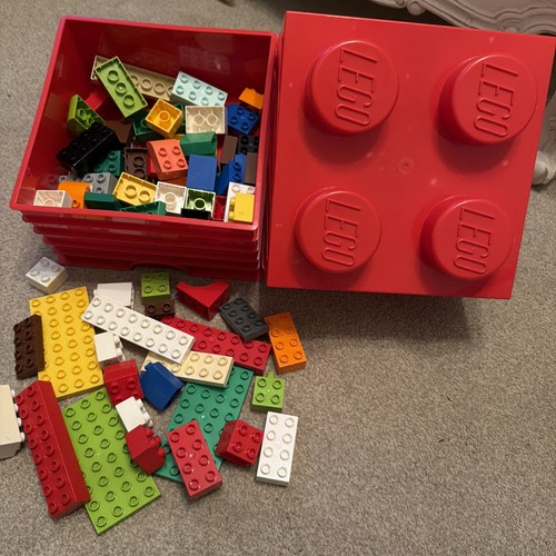 Genuine red lego duplo - red,