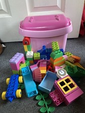 Lego Duplo Pink Storage Box