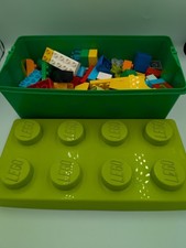 LEGO GREEN STORAGE BOX 8 STUD