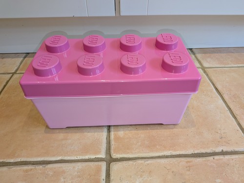 Duplo pink storage - pink, brick