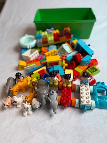 Lego duplo green - green, box